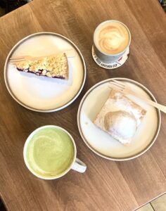 cherry crumble, apple pie