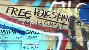 free Palestine turquoise