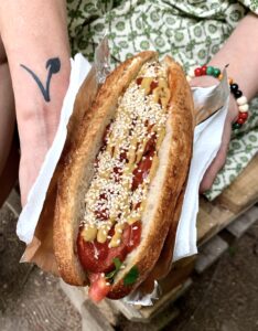vegan hotdog