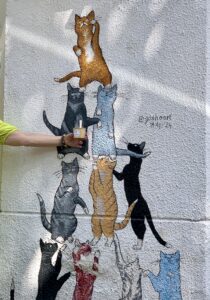tower of cats